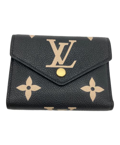 LOUIS VUITTON（ルイ ヴィトン）LOUIS VUITTON (ルイ ヴィトン) 3つ折り財布 ブラックの古着・服飾アイテム