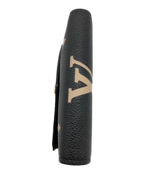 LOUIS VUITTON（ルイ ヴィトン）LOUIS VUITTON (ルイ ヴィトン) 3つ折り財布 ブラックの古着・服飾アイテム