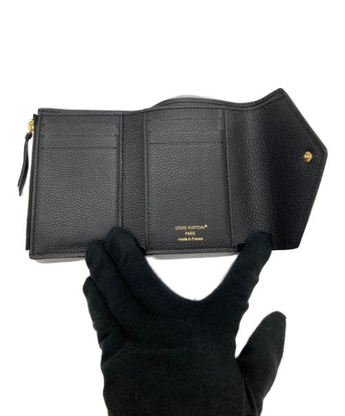 LOUIS VUITTON（ルイ ヴィトン）LOUIS VUITTON (ルイ ヴィトン) 3つ折り財布 ブラックの古着・服飾アイテム