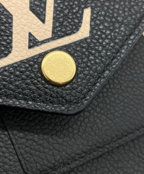 LOUIS VUITTON（ルイ ヴィトン）LOUIS VUITTON (ルイ ヴィトン) 3つ折り財布 ブラックの古着・服飾アイテム