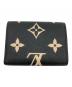 LOUIS VUITTON (ルイ ヴィトン) 3つ折り財布 ブラック：55000円