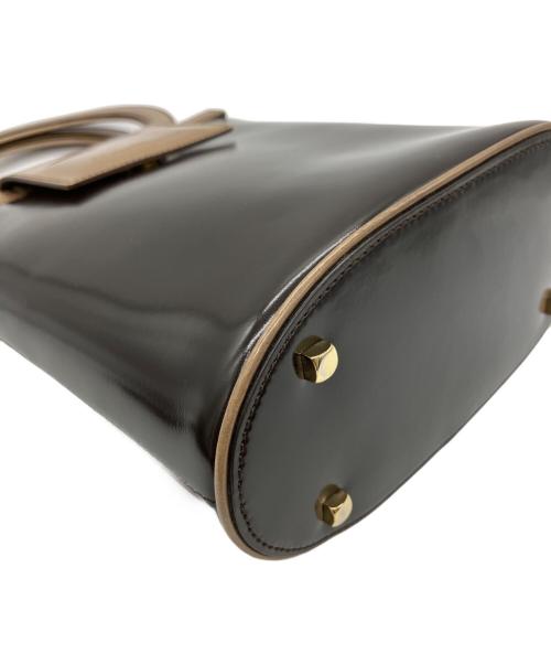 Salvatore Ferragamo（サルヴァトーレ フェラガモ）Salvatore Ferragamo (サルヴァトーレ フェラガモ) ハンドバッグ ブラウンの古着・服飾アイテム