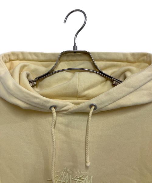stussy（ステューシー）stussy (ステューシー) プルオーバーパーカー イエロー サイズ:Mの古着・服飾アイテム