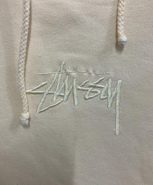 stussy（ステューシー）stussy (ステューシー) プルオーバーパーカー イエロー サイズ:Mの古着・服飾アイテム