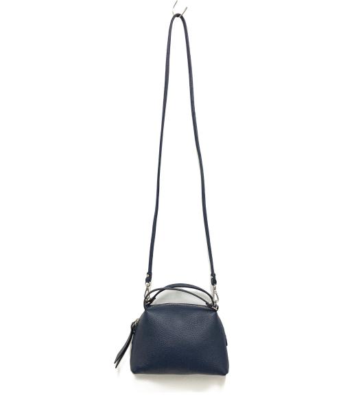 GIANNI CHIARINI（ジャンニ キアリーニ）GIANNI CHIARINI (ジャンニ キアリーニ) 2WAYバッグ ネイビーの古着・服飾アイテム