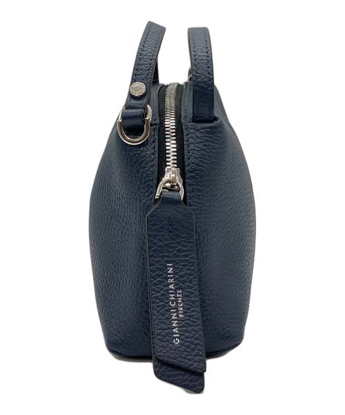 GIANNI CHIARINI（ジャンニ キアリーニ）GIANNI CHIARINI (ジャンニ キアリーニ) 2WAYバッグ ネイビーの古着・服飾アイテム