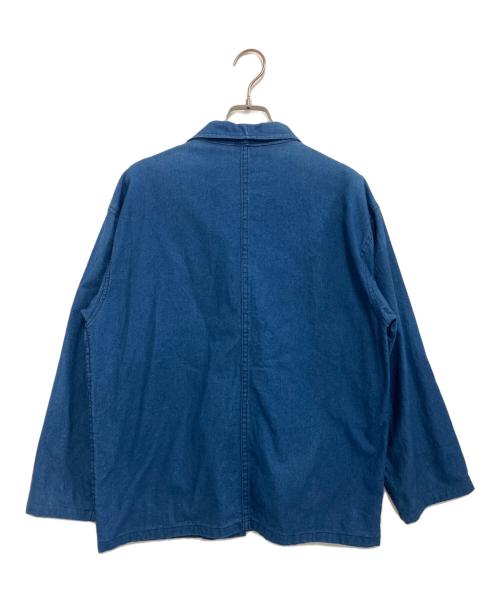 L'Anti cher（ランチシェール）L'Anti cher (ランチシェール) フレンチチャイナジャケット ブルー サイズ:SIZE 52の古着・服飾アイテム
