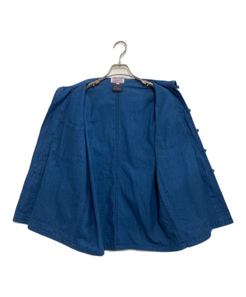 L'Anti cher（ランチシェール）L'Anti cher (ランチシェール) フレンチチャイナジャケット ブルー サイズ:SIZE 52の古着・服飾アイテム