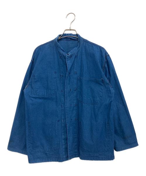 L'Anti cher（ランチシェール）L'Anti cher (ランチシェール) フレンチチャイナジャケット ブルー サイズ:SIZE 52の古着・服飾アイテム