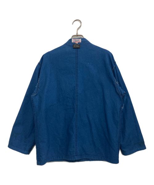 L'Anti cher（ランチシェール）L'Anti cher (ランチシェール) フレンチチャイナジャケット ブルー サイズ:SIZE 52の古着・服飾アイテム