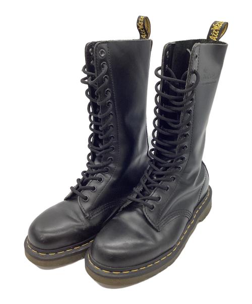 Dr.Martens（ドクターマーチン）Dr.Martens (ドクターマーチン) 14ホールロングブーツ ブラック サイズ:26の古着・服飾アイテム