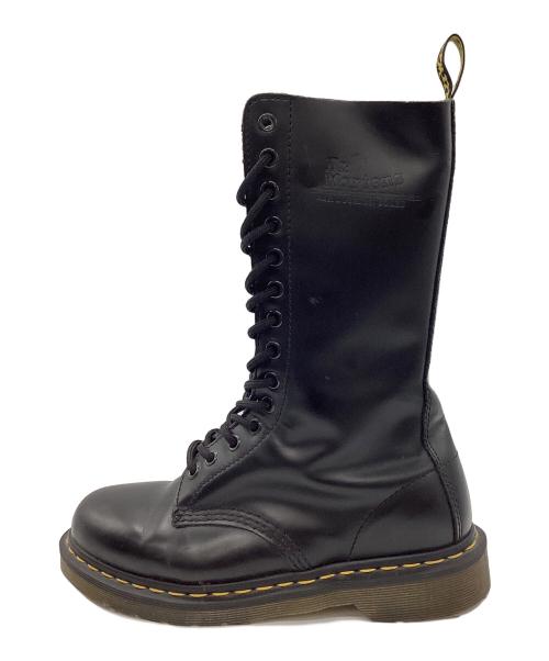 Dr.Martens（ドクターマーチン）Dr.Martens (ドクターマーチン) 14ホールロングブーツ ブラック サイズ:26の古着・服飾アイテム