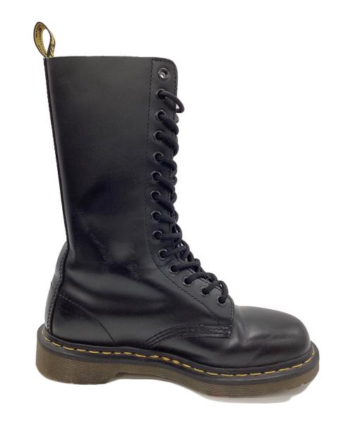 Dr.Martens（ドクターマーチン）Dr.Martens (ドクターマーチン) 14ホールロングブーツ ブラック サイズ:26の古着・服飾アイテム