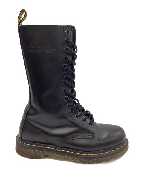 Dr.Martens（ドクターマーチン）Dr.Martens (ドクターマーチン) 14ホールロングブーツ ブラック サイズ:26の古着・服飾アイテム