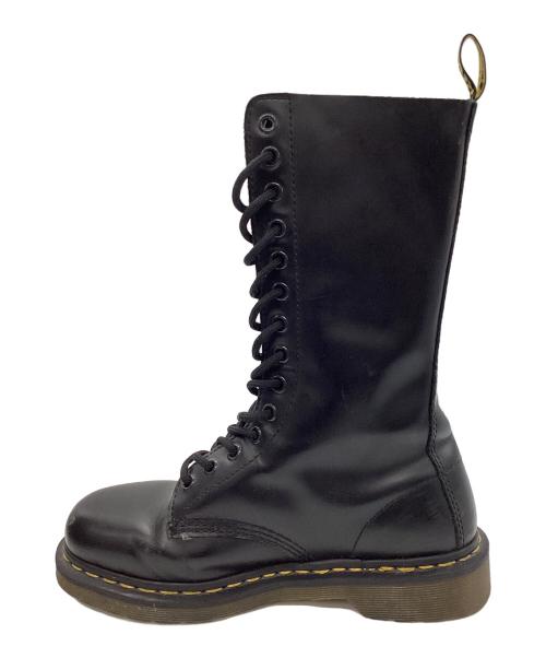Dr.Martens（ドクターマーチン）Dr.Martens (ドクターマーチン) 14ホールロングブーツ ブラック サイズ:26の古着・服飾アイテム