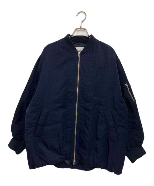 ARPEGE STORY（アルページュストーリー）ARPEGE STORY (アルページュストーリー) ブルゾン ネイビー サイズ:Sの古着・服飾アイテム