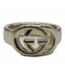 GUCCI (グッチ) インターロッキングGブリットリング サイズ:12号：10000円