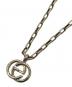 GUCCI (グッチ) インターロッキングGネックレス：25000円