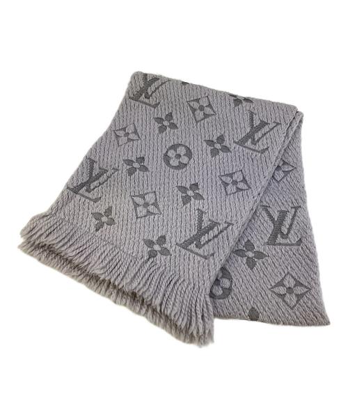 LOUIS VUITTON（ルイ ヴィトン）LOUIS VUITTON (ルイ ヴィトン) マフラー ライトグレーの古着・服飾アイテム