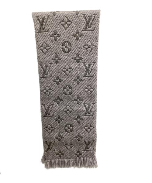 LOUIS VUITTON（ルイ ヴィトン）LOUIS VUITTON (ルイ ヴィトン) マフラー ライトグレーの古着・服飾アイテム