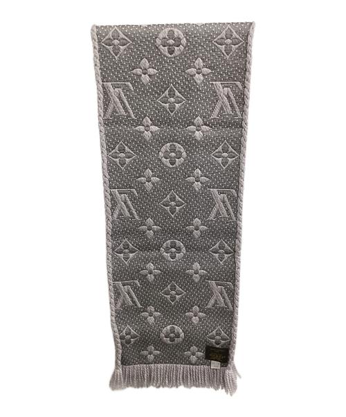 LOUIS VUITTON（ルイ ヴィトン）LOUIS VUITTON (ルイ ヴィトン) マフラー ライトグレーの古着・服飾アイテム