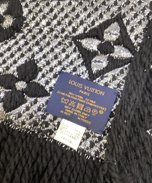 LOUIS VUITTON（ルイ ヴィトン）LOUIS VUITTON (ルイ ヴィトン) マフラー ブラックの古着・服飾アイテム