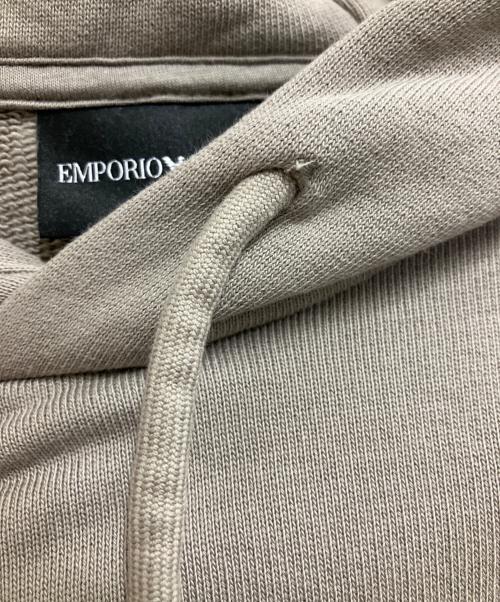 EMPORIO ARMANI（エンポリオ アルマーニ）EMPORIO ARMANI (エンポリオ アルマーニ) プルオーバーパーカー グレー サイズ:XLの古着・服飾アイテム