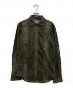 Vivienne Westwood manヴィヴィアン ウェストウッド マン）の古着「長袖シャツ」｜ブラウン×グレー