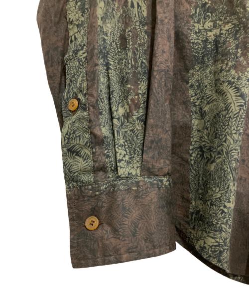 Vivienne Westwood man（ヴィヴィアン ウェストウッド マン）Vivienne Westwood man (ヴィヴィアン ウェストウッド マン) 長袖シャツ ブラウン×グレー サイズ:L(44)の古着・服飾アイテム