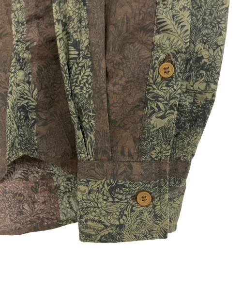 Vivienne Westwood man（ヴィヴィアン ウェストウッド マン）Vivienne Westwood man (ヴィヴィアン ウェストウッド マン) 長袖シャツ ブラウン×グレー サイズ:L(44)の古着・服飾アイテム