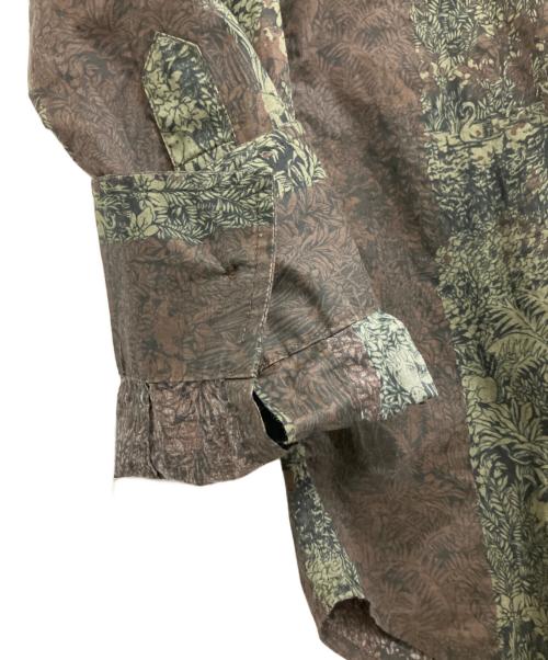 Vivienne Westwood man（ヴィヴィアン ウェストウッド マン）Vivienne Westwood man (ヴィヴィアン ウェストウッド マン) 長袖シャツ ブラウン×グレー サイズ:L(44)の古着・服飾アイテム