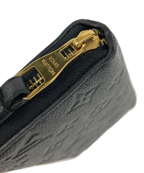 LOUIS VUITTON（ルイ ヴィトン）LOUIS VUITTON (ルイ ヴィトン) モノグラム・アンプラント ジッピー ウォレット ブラックの古着・服飾アイテム