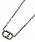 Dior（ディオール）の古着「CDロゴネックレス」｜シルバーカラー