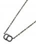 Dior (ディオール) CDロゴネックレス シルバーカラー：25000円
