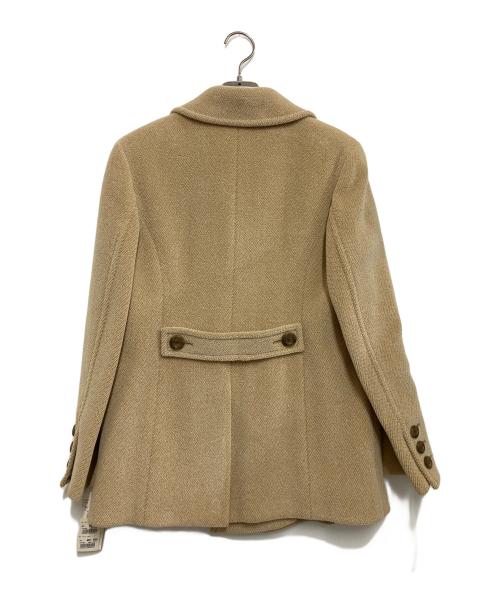 BURBERRY LONDON（バーバリーロンドン）BURBERRY LONDON (バーバリーロンドン) ウールPコート ベージュ サイズ:9号の古着・服飾アイテム