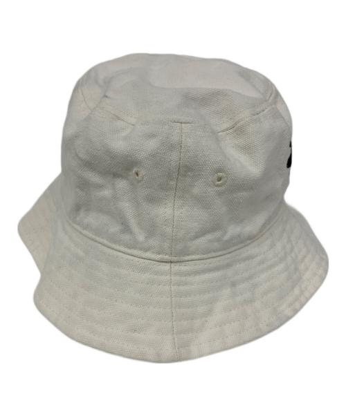 stussy（ステューシー）stussy (ステューシー) CDG (シーディージー) ハット ホワイトの古着・服飾アイテム