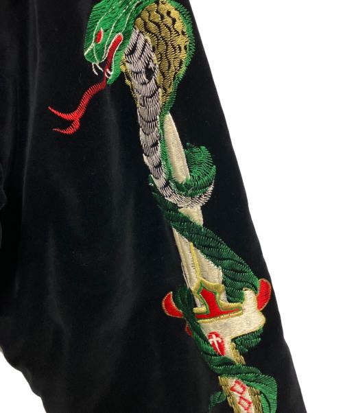 NAVY DEPARTMENT（ネイビーデパートメント）NAVY DEPARTMENT (ネイビーデパートメント) スカジャン ブラック サイズ:Lの古着・服飾アイテム