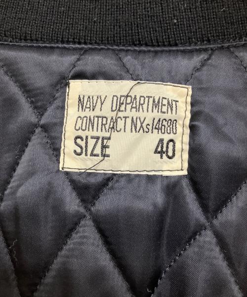 NAVY DEPARTMENT（ネイビーデパートメント）NAVY DEPARTMENT (ネイビーデパートメント) スカジャン ブラック サイズ:Lの古着・服飾アイテム