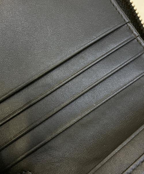 Calvin Klein（カルバンクライン）Calvin Klein (カルバンクライン) ラウンドファスナー財布 ブラックの古着・服飾アイテム