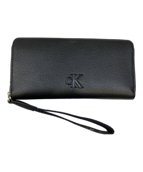 Calvin Klein（カルバンクライン）Calvin Klein (カルバンクライン) 長財布 ブラックの古着・服飾アイテム