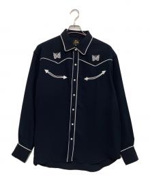Needles（ニードルズ）の古着「Embroidered Cowboy Shirt」｜ネイビー