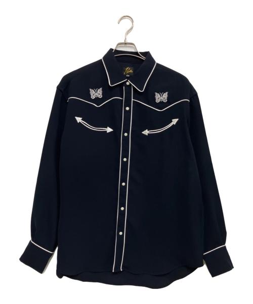 Needles（ニードルズ）Needles (ニードルズ) Embroidered Cowboy Shirt ネイビー サイズ:Mの古着・服飾アイテム