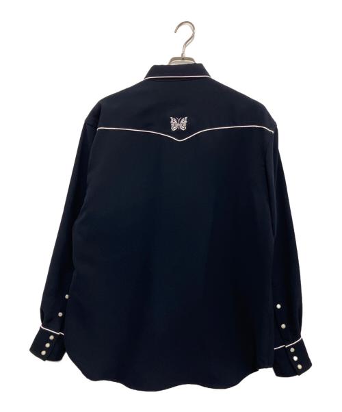 Needles（ニードルズ）Needles (ニードルズ) Embroidered Cowboy Shirt ネイビー サイズ:Mの古着・服飾アイテム