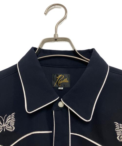 Needles（ニードルズ）Needles (ニードルズ) Embroidered Cowboy Shirt ネイビー サイズ:Mの古着・服飾アイテム