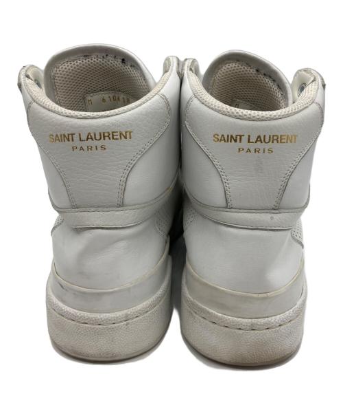 Saint Laurent Paris（サンローランパリ）Saint Laurent Paris (サンローランパリ) ハイカットスニーカー ホワイト サイズ:25の古着・服飾アイテム