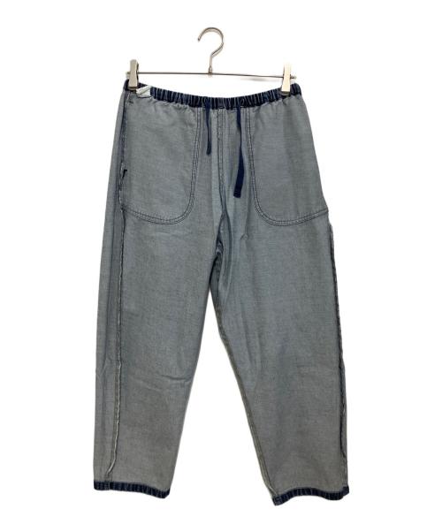 DANTON（ダントン）DANTON (ダントン) WOMEN'S DENIM EASY PANTS ネイビー サイズ:Sの古着・服飾アイテム