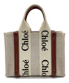 Chloe（クロエ）の古着「ハンドバッグ」｜ベージュ×ブラウン