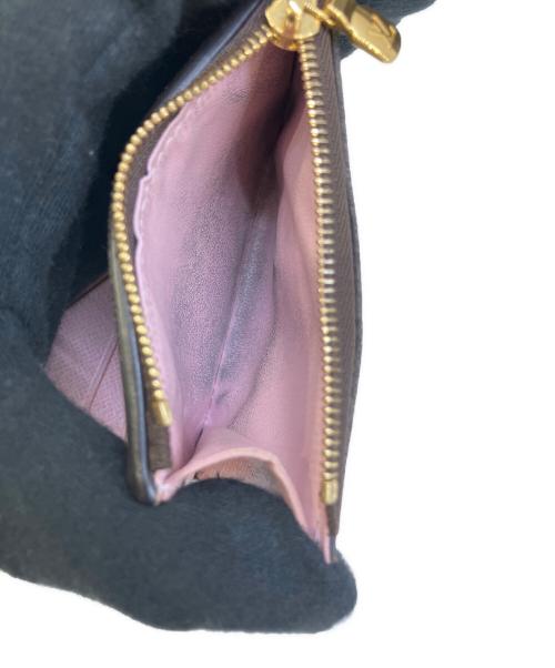 LOUIS VUITTON（ルイ ヴィトン）LOUIS VUITTON (ルイ ヴィトン) 3つ折り財布 ブラウン×ピンクの古着・服飾アイテム