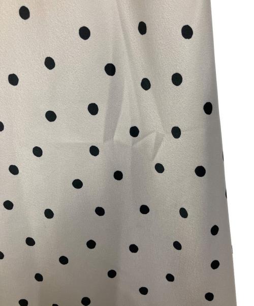 ARPEGE STORY（アルページュストーリー）ARPEGE STORY (アルページュストーリー) ドットサテンスカート ベージュ サイズ:Sの古着・服飾アイテム