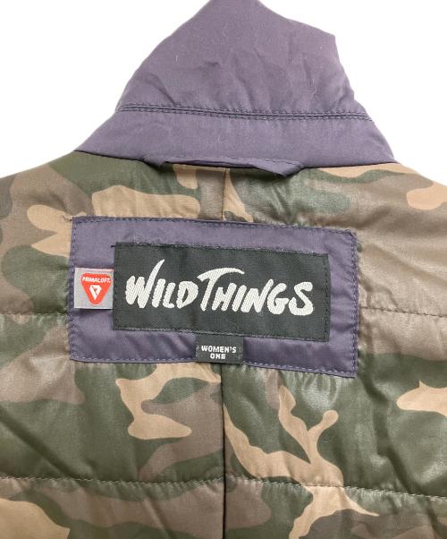 WILD THINGS（ワイルドシングス）WILD THINGS (ワイルドシングス) 中綿ジャケット パープル サイズ:Freeの古着・服飾アイテム